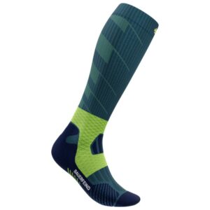 Bauerfeind Sports - Women's Trail Run Compression Socks - Laufsocken Gr 35-38 - L: 41-46 cm;35-38 - M: 36-41 cm;35-38 - S: 31-36 cm;39-42 - L: 41-46 cm;39-42 - M: 36-41 cm;39-42 - S: 31-36 cm;43-46 - L: 41-46 cm;43-46 - M: 36-41 cm;43-46 - S: 31-36 cm blau;bunt