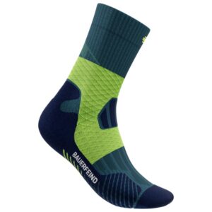 Bauerfeind Sports - Women's Trail Run Mid Cut Socks - Laufsocken Gr 35-38;39-42;43-46 blau;bunt;grau