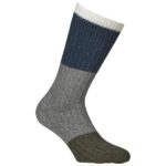 Alpacasocks&Co - Merino Block - Multifunktionssocken Gr 42-45 grau