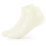 Alpacasocks&Co - Merino Lifestyle Ankle 2-Pack - Merinosocken Gr 42-45 weiß