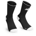 ASSOS - RS Superleger Socks S11 - Radsocken Gr 0 - 35-38;I - 39-42;II - 43-46 grau/weiß;schwarz