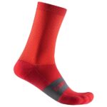 Castelli - Espresso 15 Sock - Radsocken Gr XXL rot