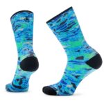 Smartwool - Athletic Art of the Outdoors Print Crew Socks - Multifunktionssocken Gr XL blau