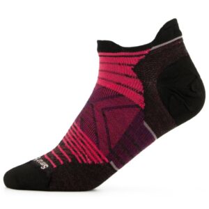 Smartwool - Women's Run Zero Cushion Stripe Low Ankle Socks - Laufsocken Gr S schwarz