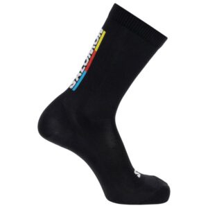 Salomon - Pulse Race Flag Crew - Laufsocken Gr 39-41 schwarz