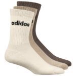 adidas - Cushioned Linear Crew 3-Pack - Multifunktionssocken Gr KXXL - EU: 31-33 beige