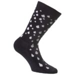 Alpacasocks&Co - Kid's Rubber Boots Socks - Merinosocken Gr 27-30 schwarz/grau