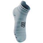 Compressport - Pro Racing Socks V4.0 Ultralight Run Low - Laufsocken Gr T1 - EU: 35-38;T2 - EU: 39-41;T4 - EU: 45-48 schwarz;türkis/grau