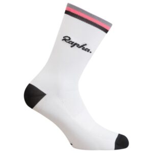 Rapha - Logo Socks - Radsocken Gr 40-42 weiß