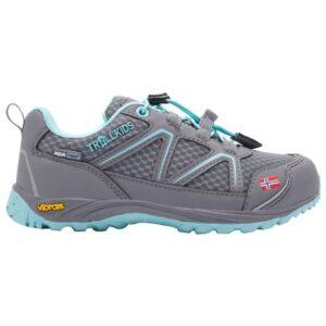 Trollkids - Kid's Skarvan Hiker Low - Multisportschuhe Gr 28;29;30;31;32;33;34;35;36;37;38;39;40 blau;grau;grün;lila