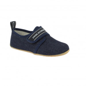 Living Kitzbühel - Kid's Klettmodell LK Schriftzug - Hüttenschuhe Gr 23 blau