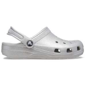 Crocs - Kid's Classic Glitter Clog - Sandalen Gr J6 grau