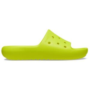 Crocs - Kid's Classic Slide V2 - Sandalen Gr J2 grün