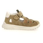 Naturino - Kid's Naturino Muufy Suede/Calf - Sandalen Gr 19;20;21;22;23;24;25;26;27;28 beige;rosa/beige