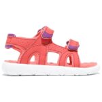 Timberland - Kid's Perkins Row 2-Strap Sandal - Sandalen Gr 9K rot/weiß