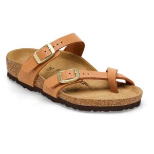 Birkenstock - Kid's Mayari BFBC Grained - Sandalen Gr 28 - Narrow;29 - Narrow;30 - Narrow;31 - Narrow braun/beige