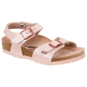 Birkenstock - Kid's Rio BF Graceful - Sandalen Gr 35 - Narrow rosa/braun