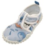 Playshoes - Kid's Aqua-Schuh Dino Allover - Wassersportschuhe Gr 22/23;28/29;32/33 grau