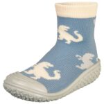 Playshoes - Kid's Aqua-Socke Dino Allover - Wassersportschuhe Gr 24/25 grau