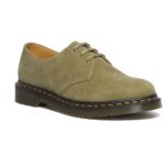 Dr. Martens - 1461 Tumbled Nubuck + EH Suede - Freizeitschuhe Gr 6 grün