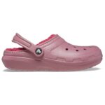 Crocs - Classic Lined Clog - Sandalen Gr M5 / W7 rosa