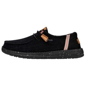 HeyDude - Women's Wendy Washed Canvas - Sneaker Gr 41 schwarz