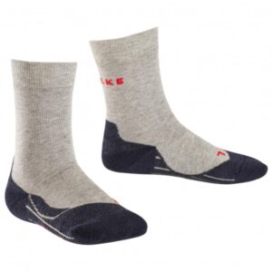 Falke - Falke RU4 Kids - Laufsocken Gr 23-26 grau