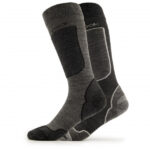 Heber Peak - CedarHe. Ski Socks 2-Pack - Skisocken Gr 37-39 schwarz