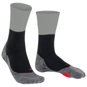 Falke - BC Gravel - Radsocken Gr 39-41 grau/schwarz