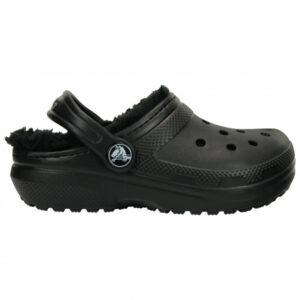 Crocs - Kid's Classic Lined Clog - Hüttenschuhe Gr J5 schwarz