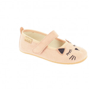 Living Kitzbühel - Kid's Ballerina Schlafendes Kätzchen - Hüttenschuhe Gr 23 beige