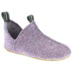 Living Kitzbühel - Kid's Slipper Filz mit Mittelnaht - Hüttenschuhe Gr 23 lila