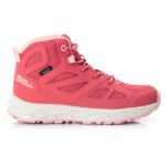 Jack Wolfskin - Kid's Woodland 2 Texapore Mid - Wanderschuhe Gr 36 rosa/rot