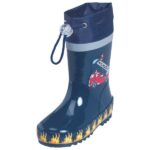 Playshoes - Kid's Gummistiefel Feuerwehr - Gummistiefel Gr 32/33 blau