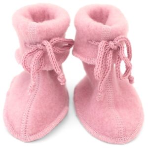 Engel - Baby-Schühchen mit Bändel - Überschuhe Gr 50/56 rosa