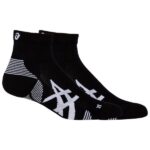 Asics - 2-Pack Cushion Run Quarter Sock - Laufsocken Gr IV schwarz