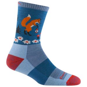 Darn Tough - Women's Critter Club Micro Crew Light w/ Cushion - Wandersocken Gr S blau