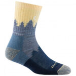 Darn Tough - Women's Treeline Micro Crew Midweight w Cushion - Wandersocken Gr S blau