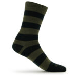 Heber Peak - Merino SilvaHe. Crew 2 Pack - Merinosocken Gr 36-38 oliv/schwarz