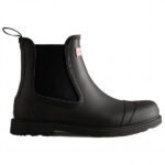 Hunter Boots - Commando Chelsea Boot - Gummistiefel Gr 44 schwarz