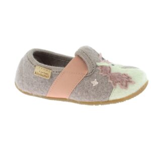 Living Kitzbühel - Kid's T-Modell Einhorn & Stern - Hüttenschuhe Gr 24;25;26;27;28;29;30;31;32;33 beige;grau