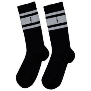 NIKIN - Treesocks Stripes College - Multifunktionssocken Gr 36-40 schwarz