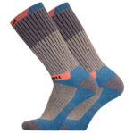 UphillSport - Hetta Trekking 4-Layer Drytech M4 w/ Upcycled Wool - Wandersocken Gr 43-46 grau