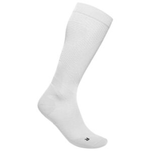 Bauerfeind Sports - Women's Run Ultralight Compression Socks - Kompressionssocken Gr 38-40 - S: 31-36 cm weiß/grau