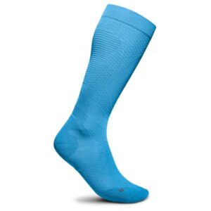 Bauerfeind Sports - Women's Run Ultralight Compression Socks - Kompressionssocken Gr 35-37 - L: 41-46 cm;35-37 - M: 36-41 cm;35-37 - S: 31-36 cm;35-37 - XL: 46-51 cm;38-40 - L: 41-46 cm;38-40 - M: 36-41 cm;38-40 - S: 31-36 cm;41-43 - L: 41-46 cm;41-43 - M: 36-41 cm;41-43 - S: 31-36 cm blau;gelb;rosa;schwarz;weiß/grau