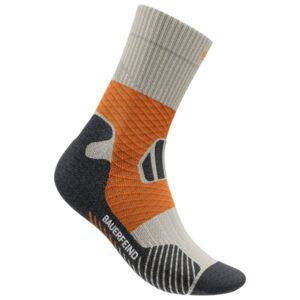 Bauerfeind Sports - Trail Run Mid Cut Socks - Laufsocken Gr 38-41;42-45;46-49 bunt;grau