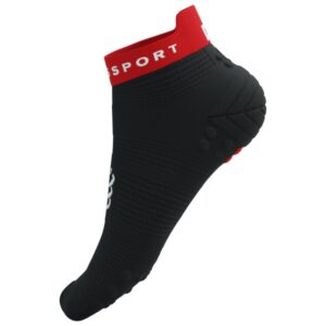 Compressport - Pro Racing Socks V4.0 Run Low - Laufsocken Gr T1 - EU: 35-38;T2 - EU: 39-41;T3 - EU: 42-44;T4 - EU: 45-48 grau;schwarz