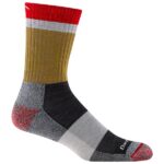 Darn Tough - Heady Stripe Micro Crew Lightweight w. Cushion - Wandersocken Gr L;M;XL bunt;grau;schwarz