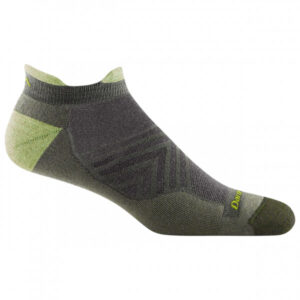 Darn Tough - Run No Show Tab Ultra-Lightweight with Cushion - Laufsocken Gr L;M;XL grau;rot;schwarz;weiß