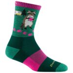 Darn Tough - Women's Critter Club Micro Crew Light w/ Cushion - Wandersocken Gr L grün